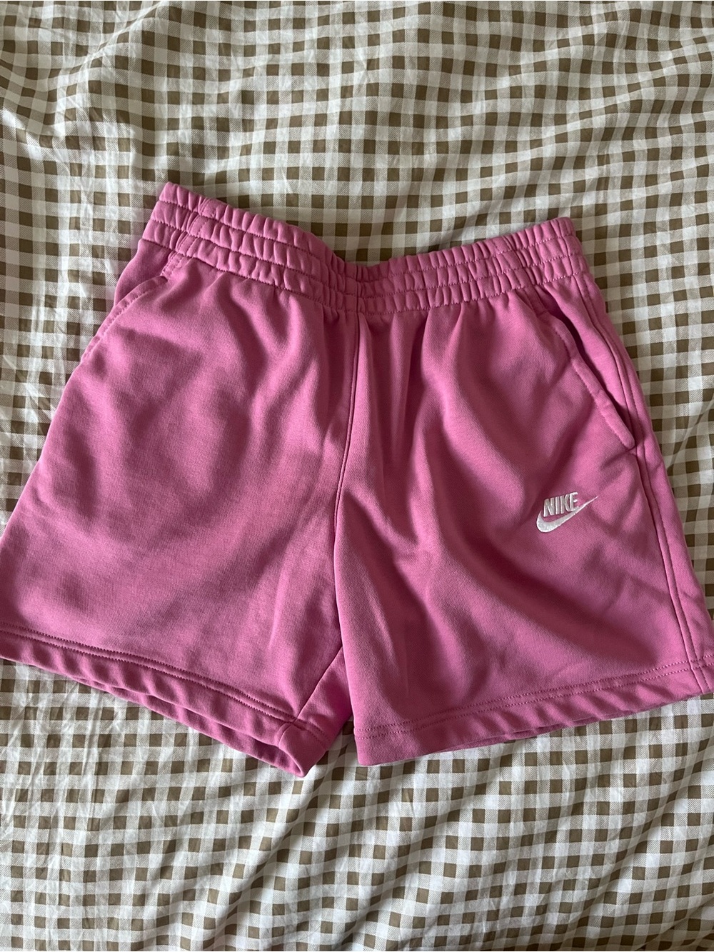 NWOT Nike Pink Casual Phoenix Fleece Cozy Women’s Athletic Shorts